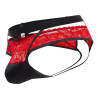 CandyMan Jockstrap Dentelle Lalita Noir et Rouge